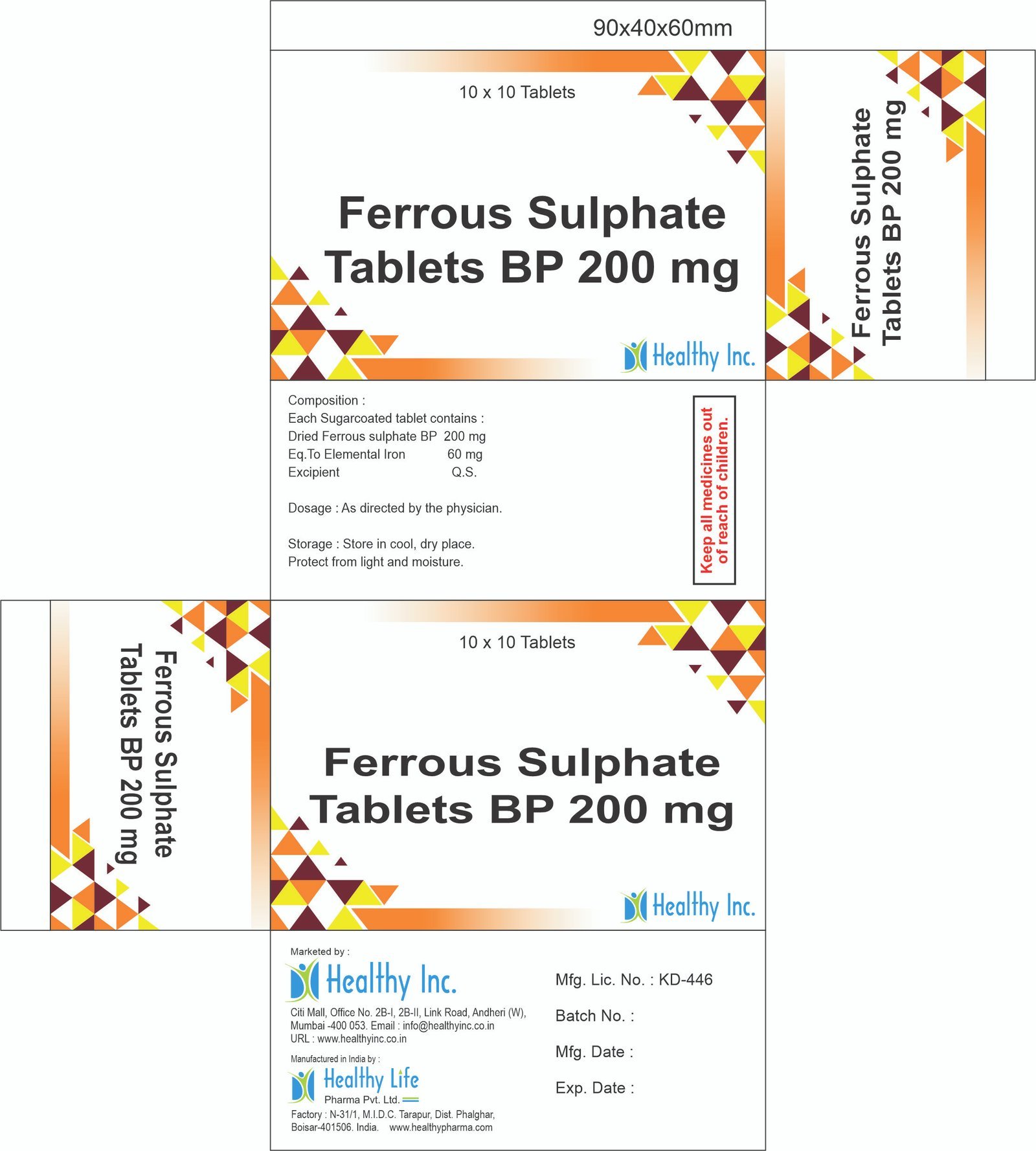 Ferrous Sulphate Tablets