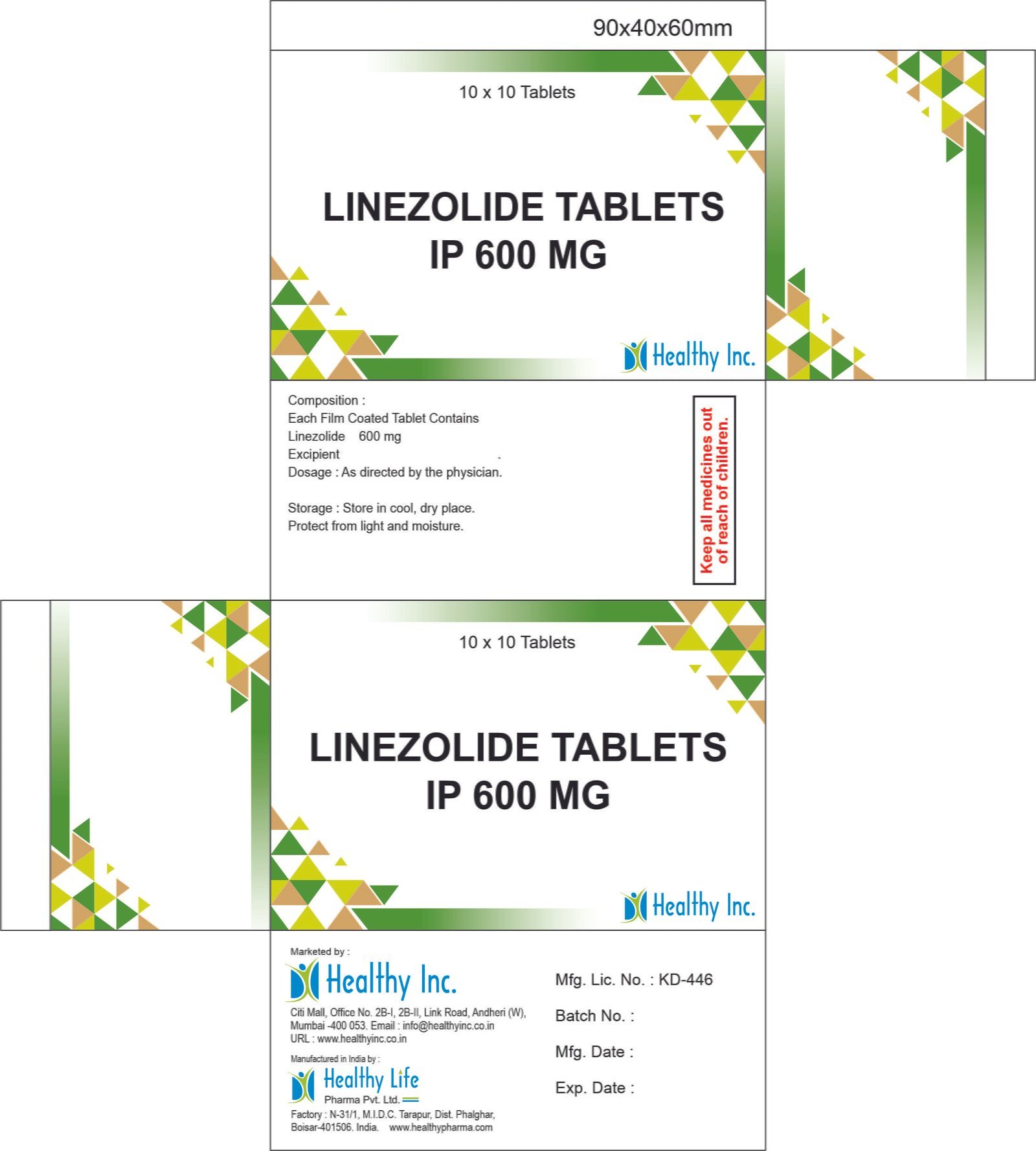 Linezolide Tablets