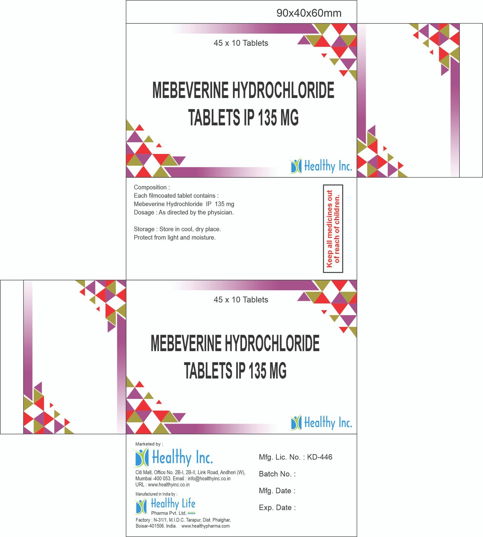 Mebeverine Tablets