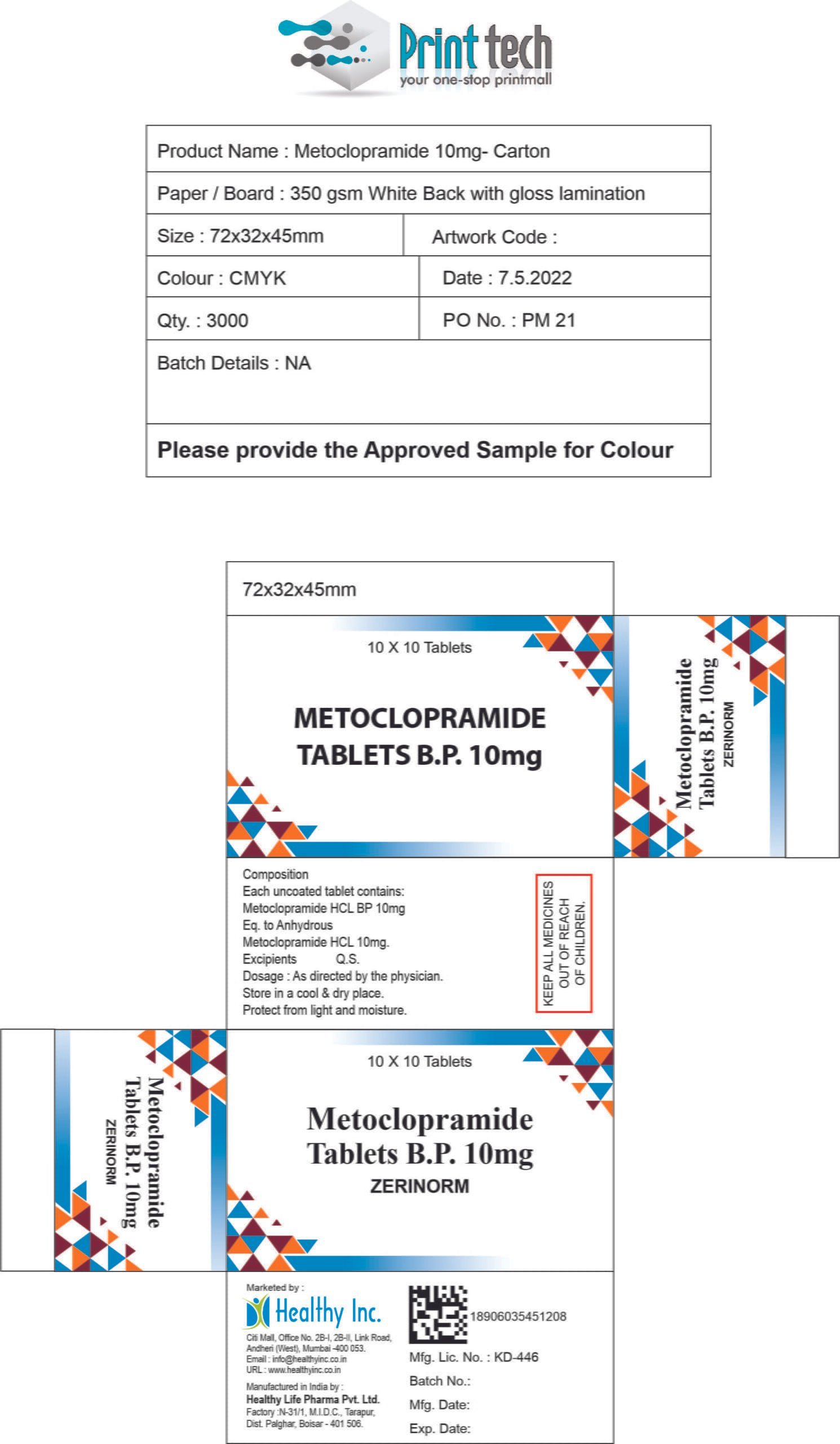 Metoclopramide Tablets