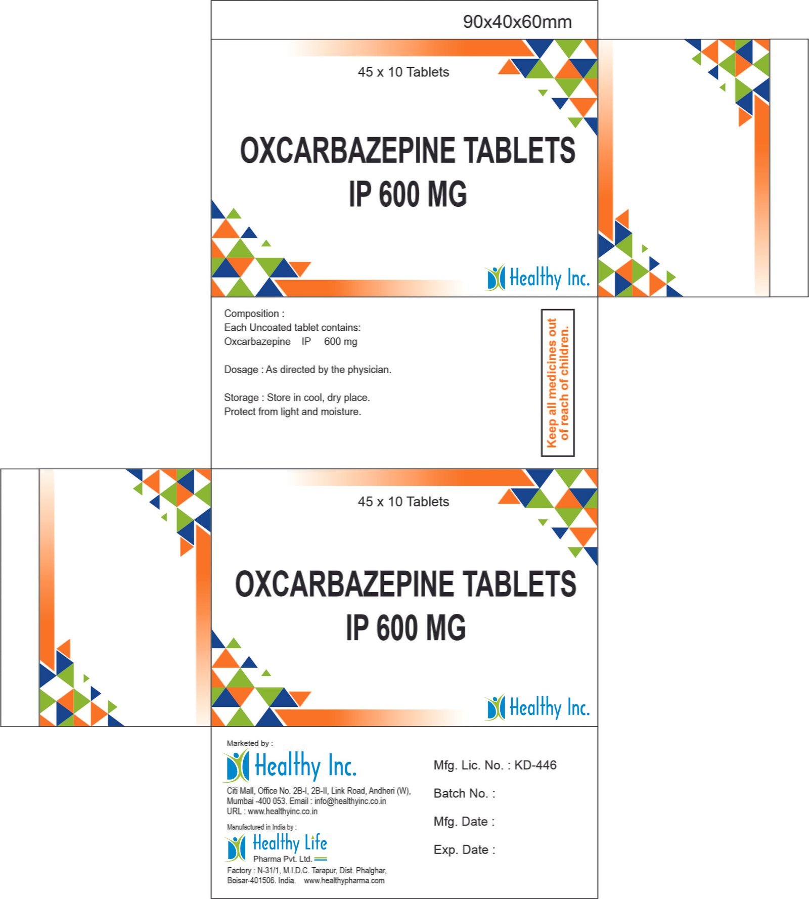 Oxcarbazepine Tablets