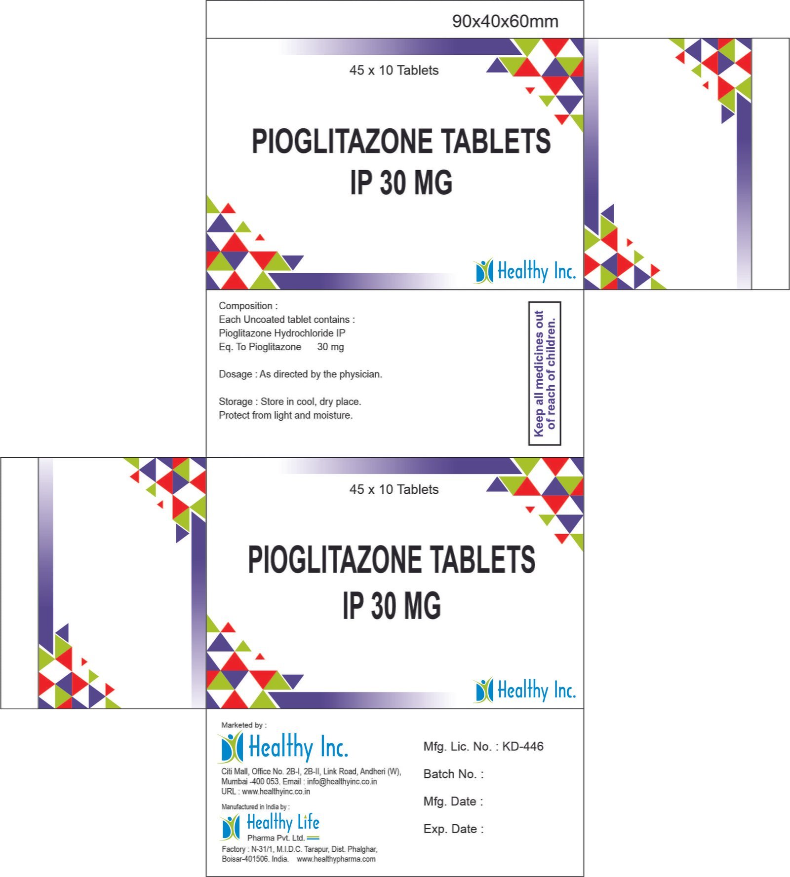 Pioglitazone Tablets